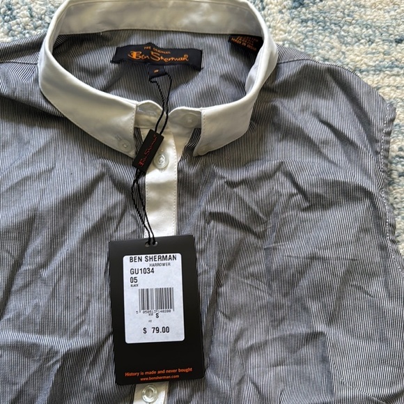 Ben Sherman harrower Sleeveless Button-Up Top S NWT - Picture 2 of 7